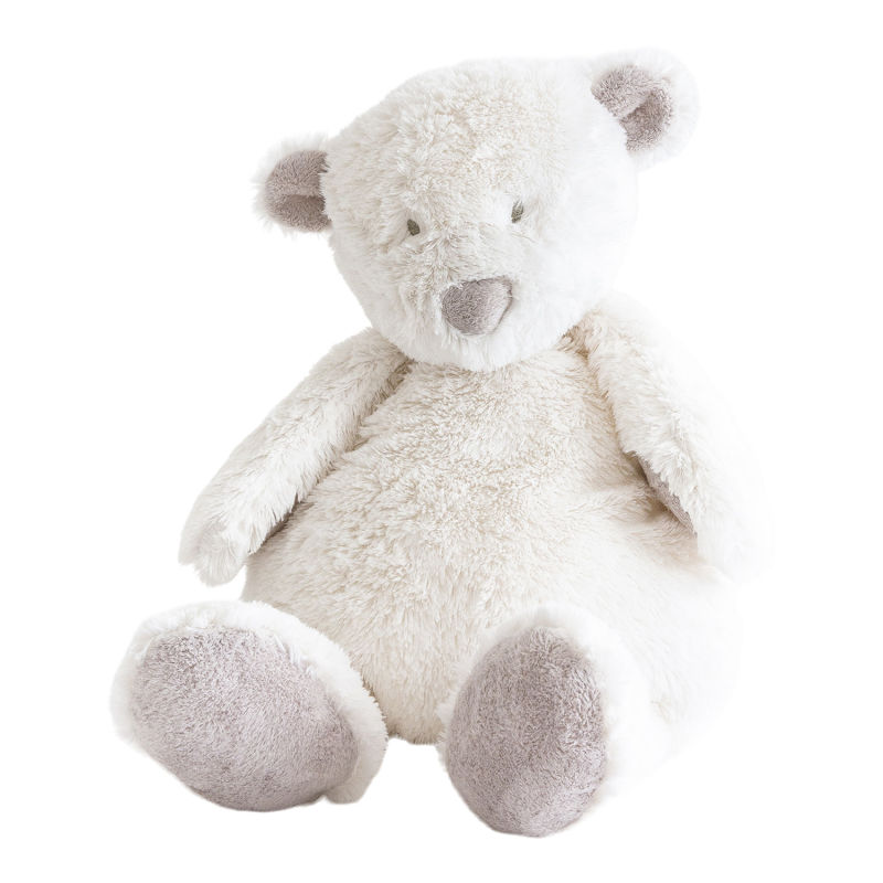  - noann lours - peluche xl blanc 50 cm 